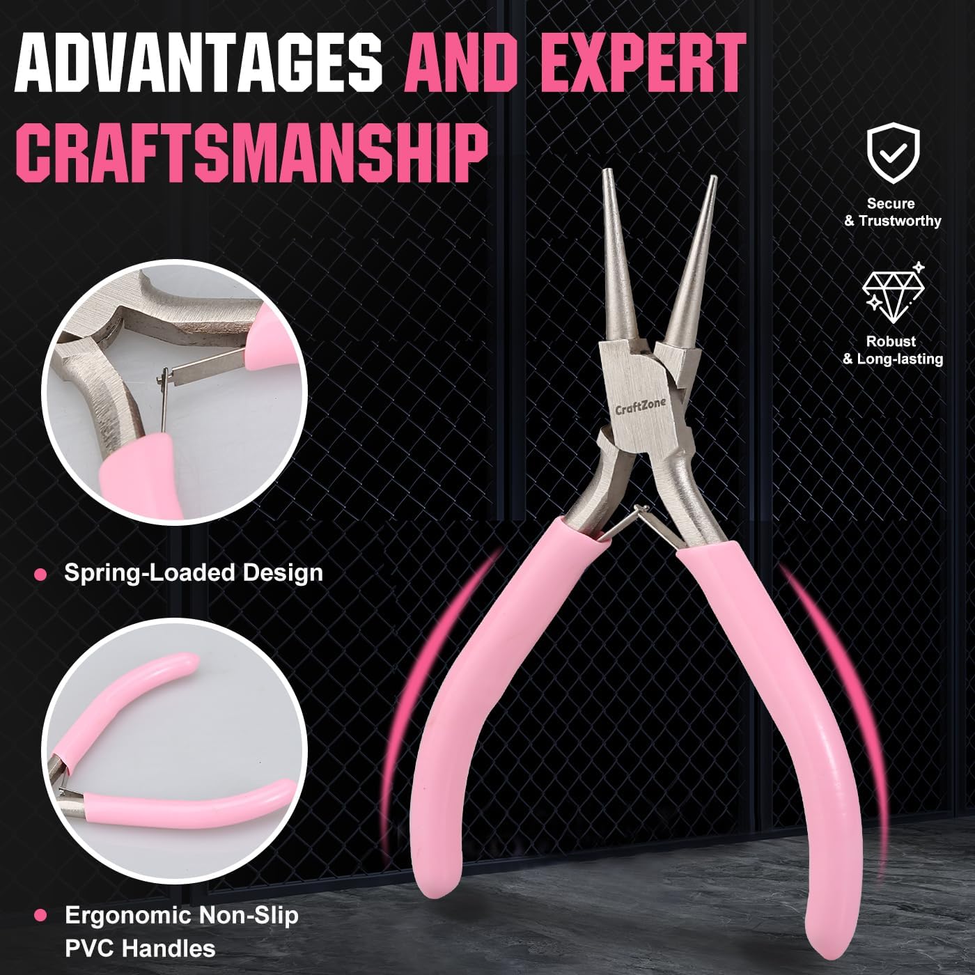 10-Piece Jewelry Pliers Set Jewelry Making Tools for Jewelry Repair | Wire Wrapping | Beading and Crafts