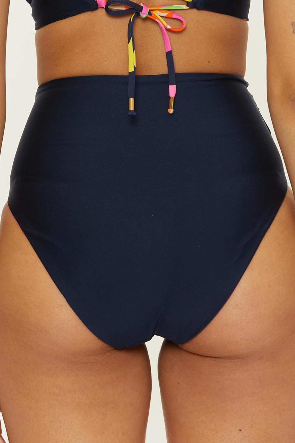 Trina Turk Women's Poolside High Waisted Bikini Bottom, Floral Print, Cheeky Coverage, Swimwear Separates - Image 6