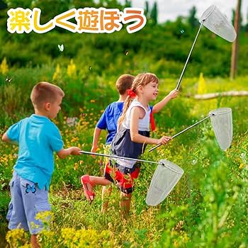 Amazon | 昆虫ネット 虫取り網 昆虫採集 虫取りアミ 虫とり 魚