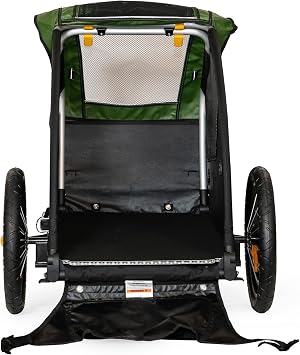 Burley Tail Wagon | Lightweight Dog Bike Trailer with Mesh Windows, Removable Floor & Low-Clearance Entry