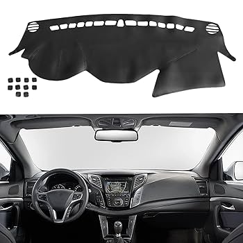 Amazon.com: SecosAutoparts Black line Leather Dashboard Dash