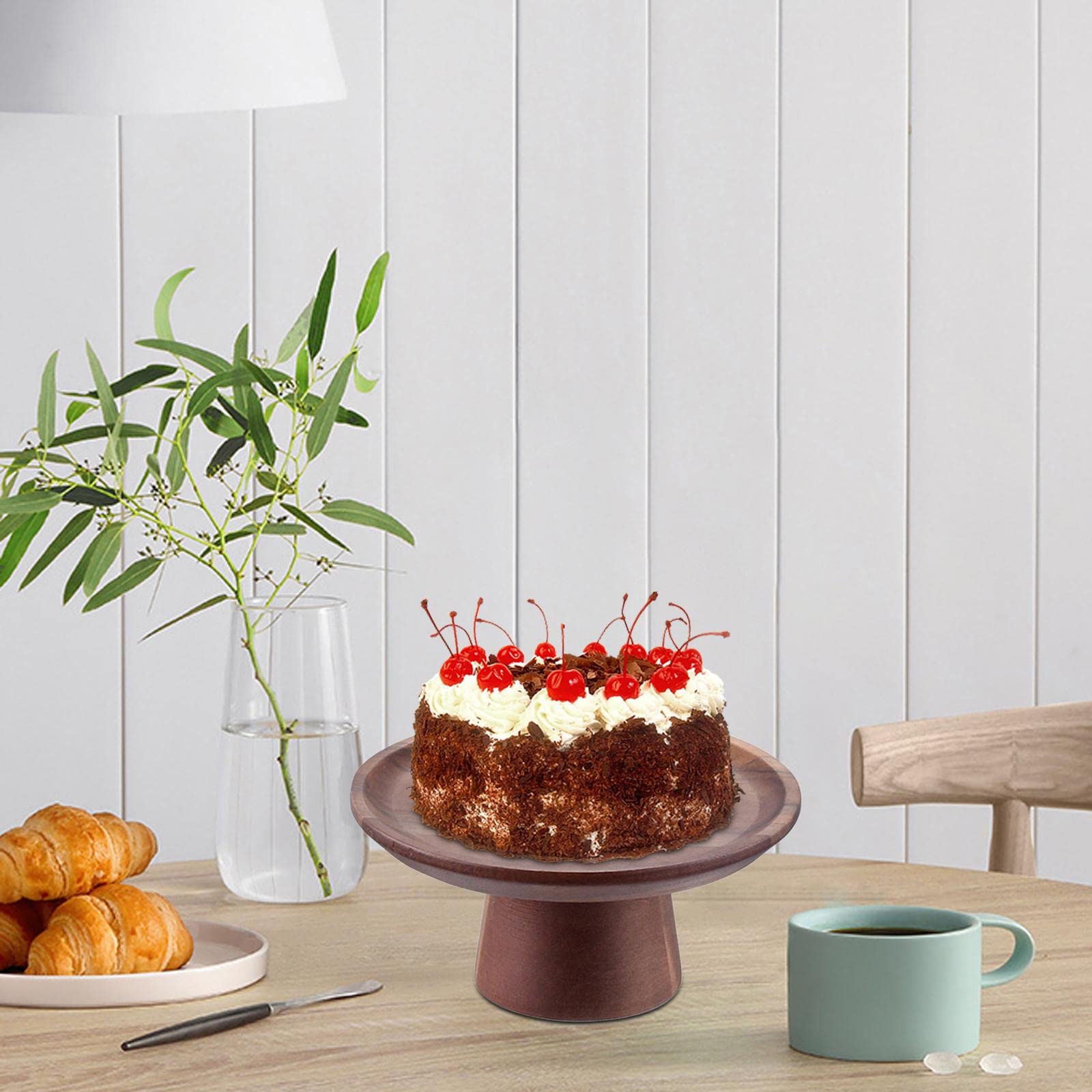 Lot de 3 présentoirs à gâteaux en bois pour tartes de table de mariage S
