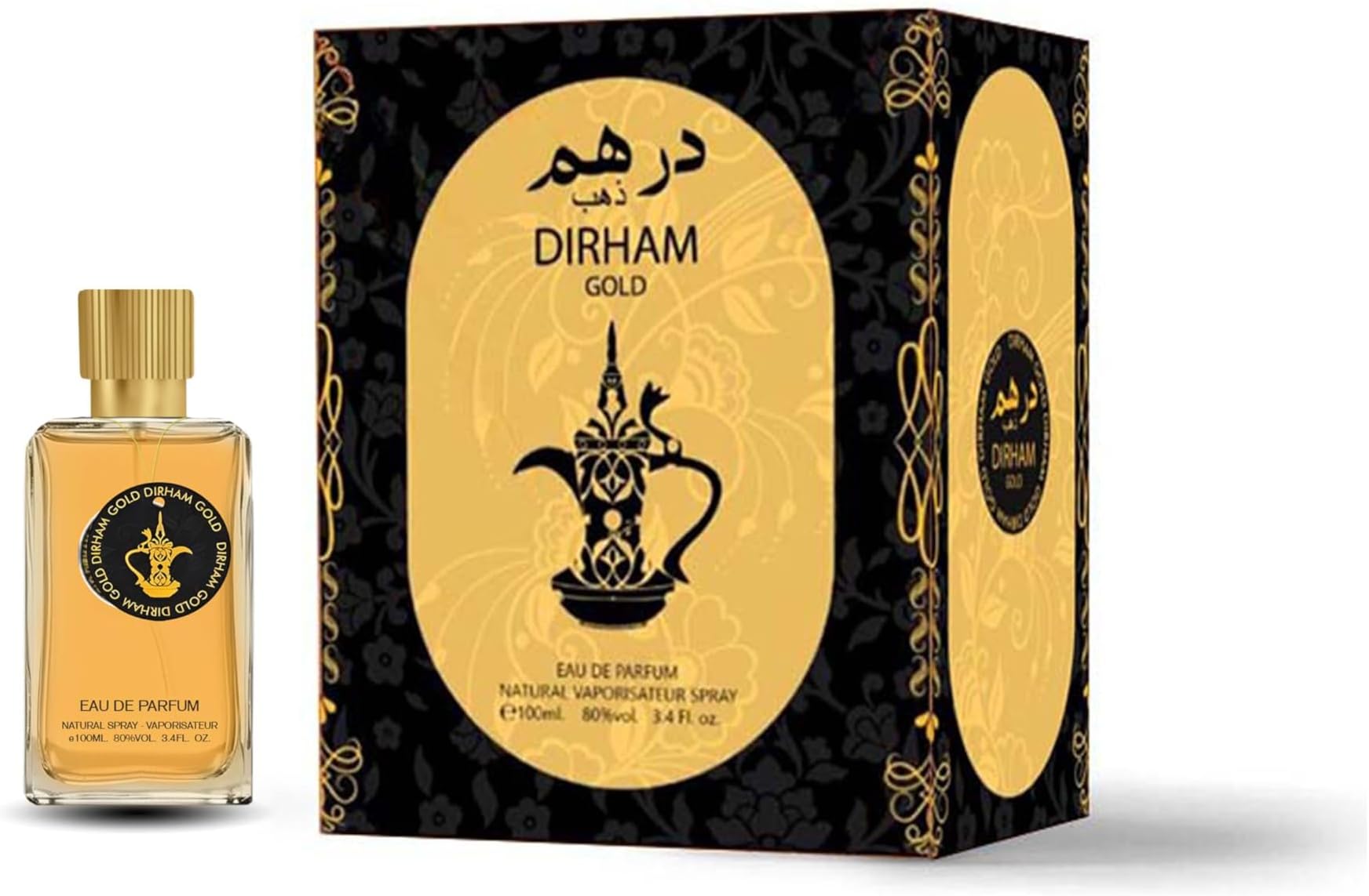 DIRHAM GOLD perfume arabic 100 ml - Luxury Eau de Parfum. Unisex Arabic Perfume, dirham perfume, perfume arabic