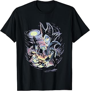 Disney Sleeping Beauty Maleficent Painting Graphic T-Shirt T-Shirt