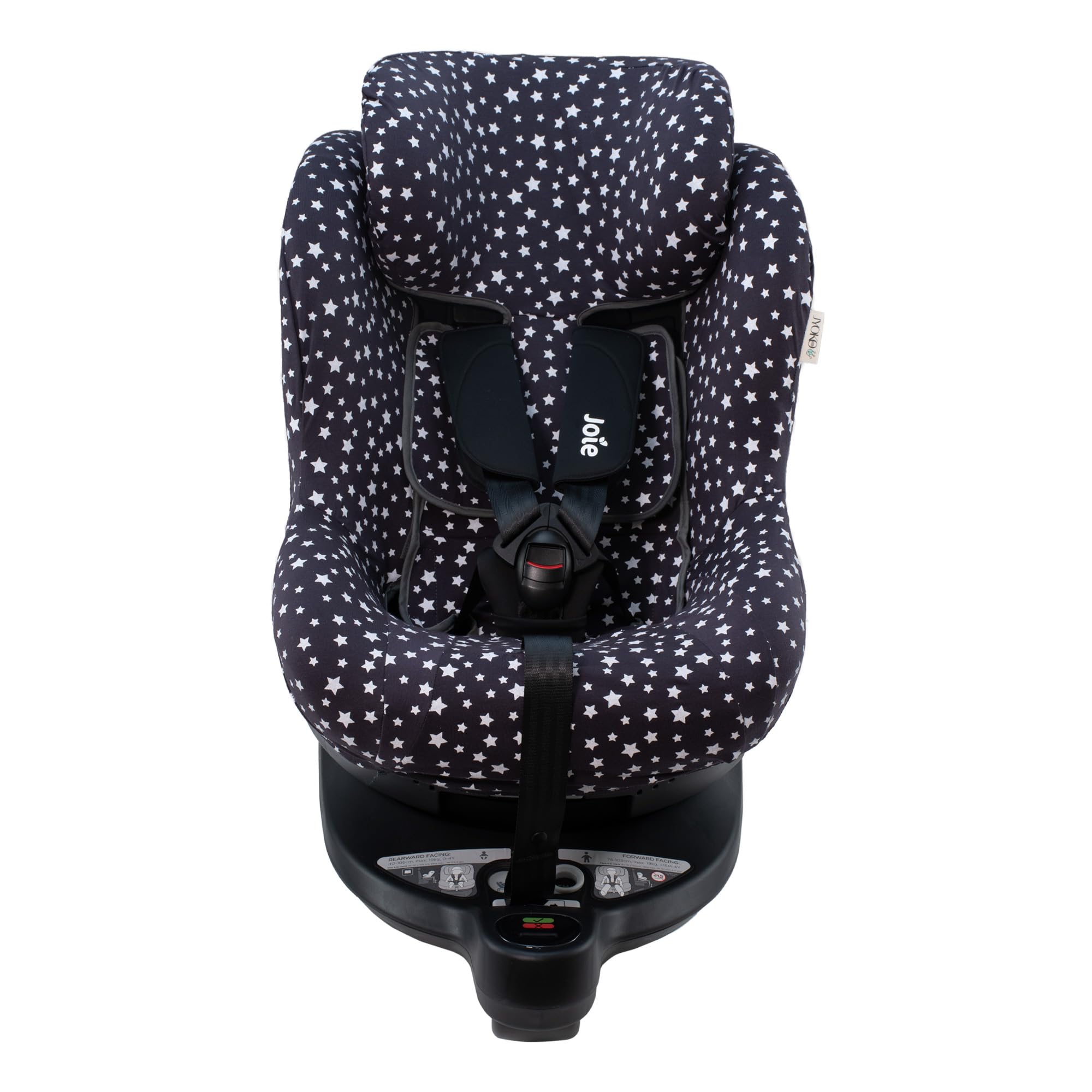 JYOKO Kids Funda de algodón Compatible con Joie Spin 360 y Nuna Rebl (Winter, Funda Joie I-Spin 360)