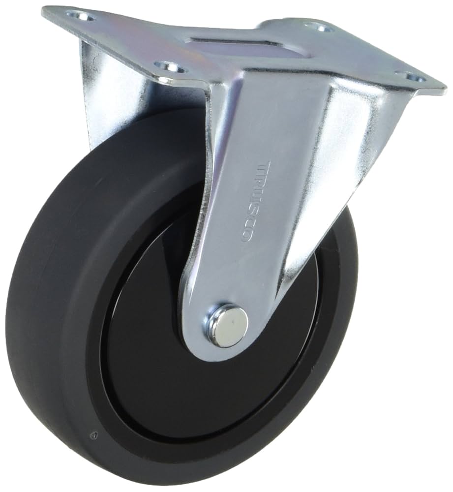 ■TRUSCO 重高荷重用キャスター 自在SP付 100MM 耐湿ウレタン車輪620KGF