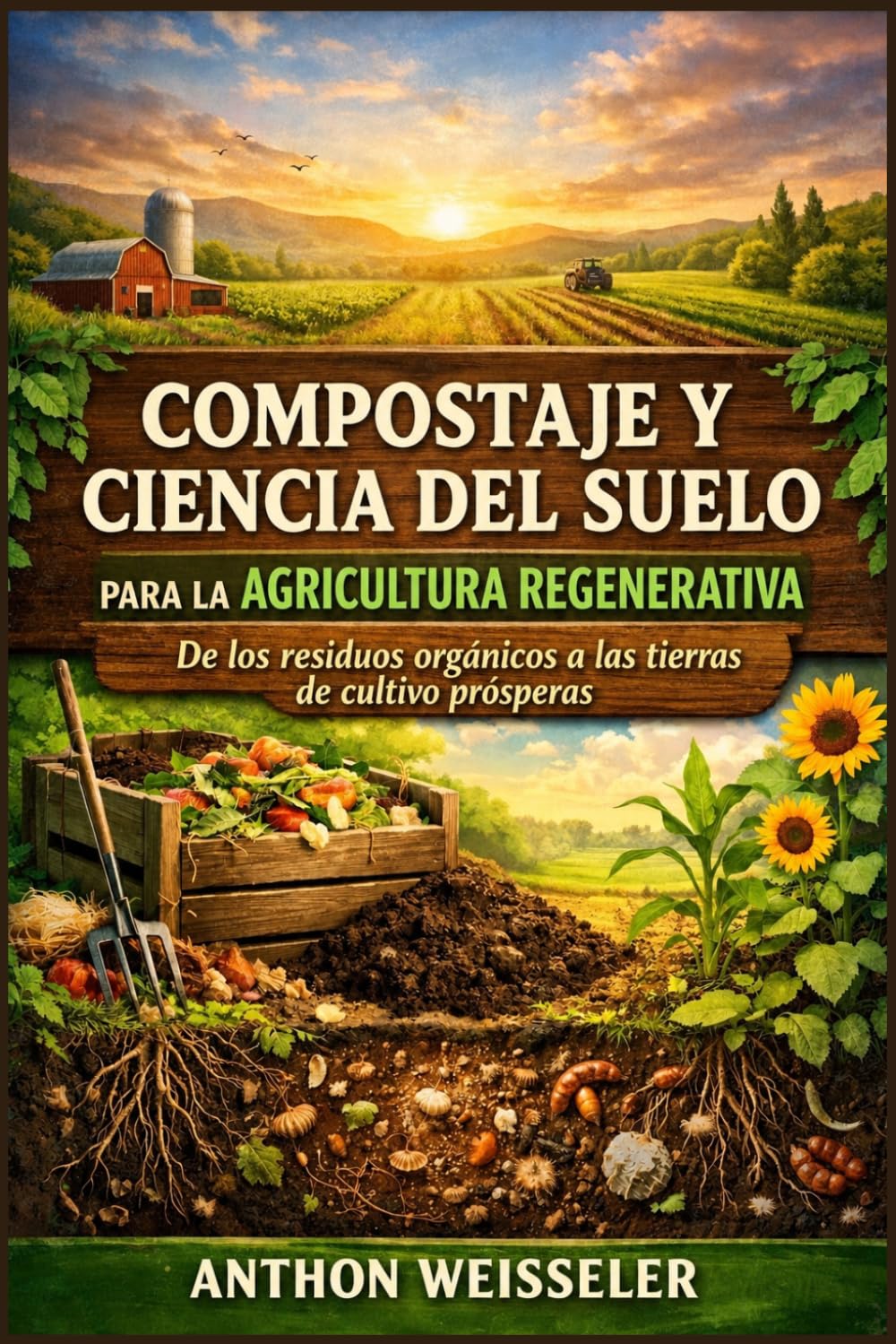 Compostaje y ciencia del suelo para la agricultura regenerativa: De los residuos orgánicos a las tierras de cultivo prósperas