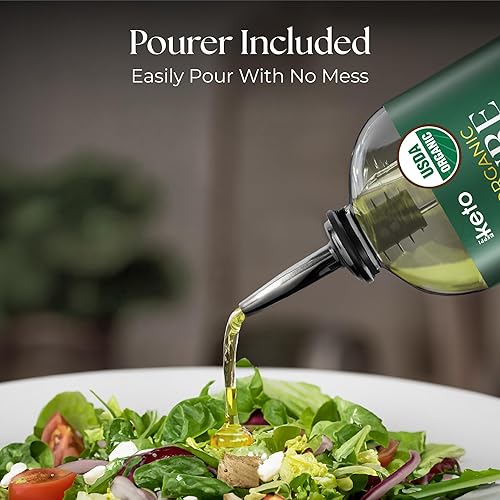 Vista 21 de Keppi Aceite MCT - De 100% Cocos - Sin sabor C8 y C10, sin OMG, certificado sin gluten, sin aceite de palma, vegano, kosher, Halal, 32 onzas