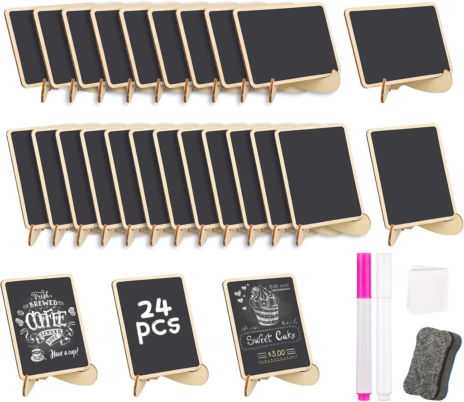 5 Cancellini Magnetici Per Lavagna Bianca - Facce Felici, Per Scuola, Ufficio E Casa - Foto 9