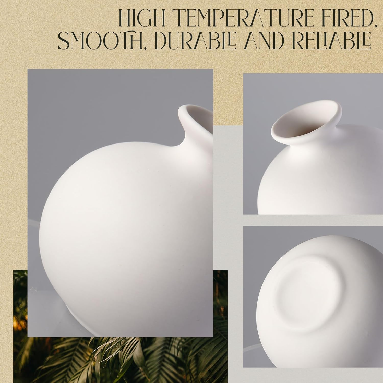 Tioncy Set of 12 Small Ceramic Vase Decorative White Modern Mini Ceramic Flower Vases for Coffee Table Centerpieces Home Living Room Bud Shelf Entryway Boho Vintage Farmhouse Decor