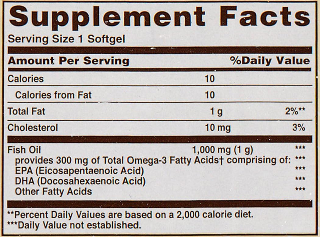 Sundown Fish Oil