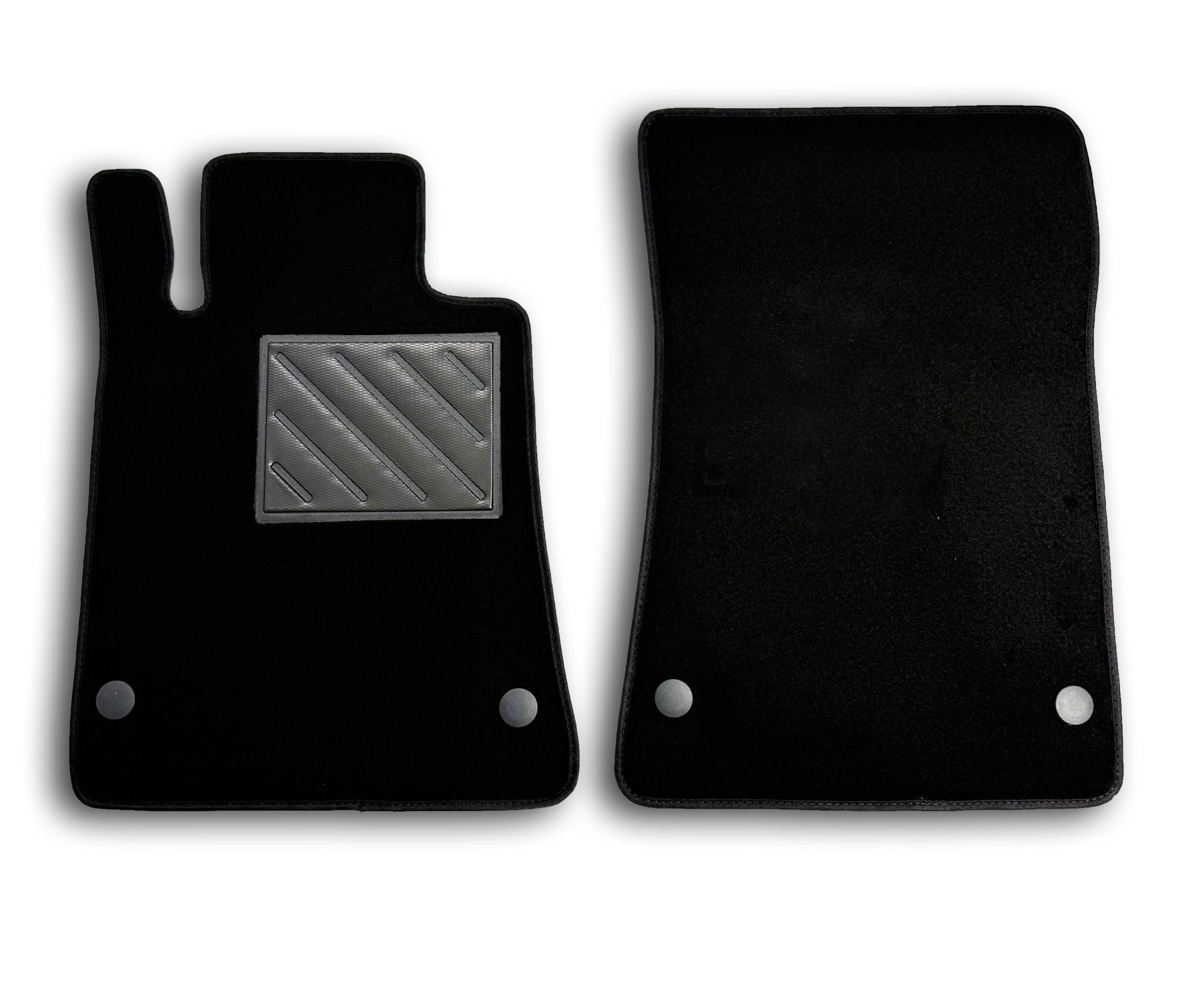Alfombrillas para Mercedes SLK R172 de 2012 a 2016 a medida con talonera de goma 6