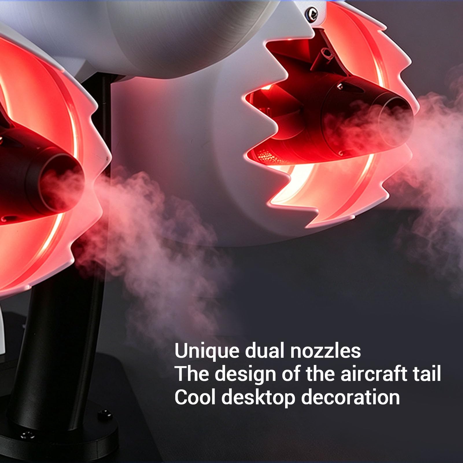 Wentylator Biurkowy Turbofan 5000 obr./min. Dwusilnikowy Nawilżacz