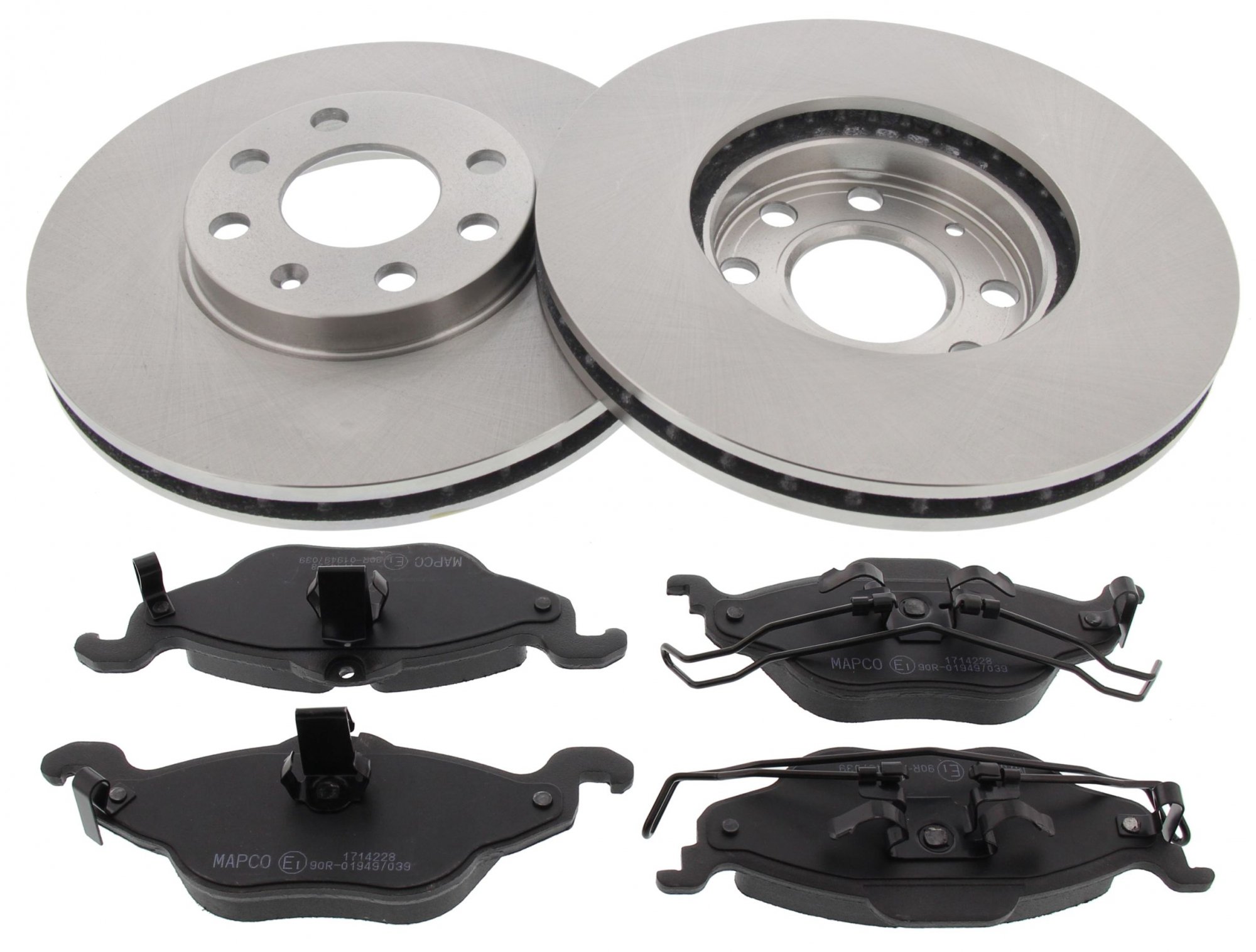 Mapco 47754 Brake Set Brake Discs Brake Pads Front Axle