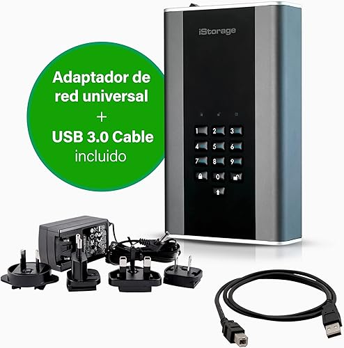 Miniatura 7 de iStorage diskAshur DT2 256-bit 2TB  Certificado FIPS Nivel 3  Disco duro de escritorio cifrado seguro  Protección con contraseña