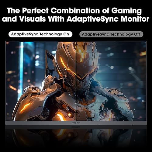 Miniatura 4 de KOORUI Monitor para juegos de 27 pulgadas, monitor de computadora WQHD (2560 x 1440), 240 Hz, 1 ms, tecnología AdaptiveSync, HDR400, monitor HDMI
