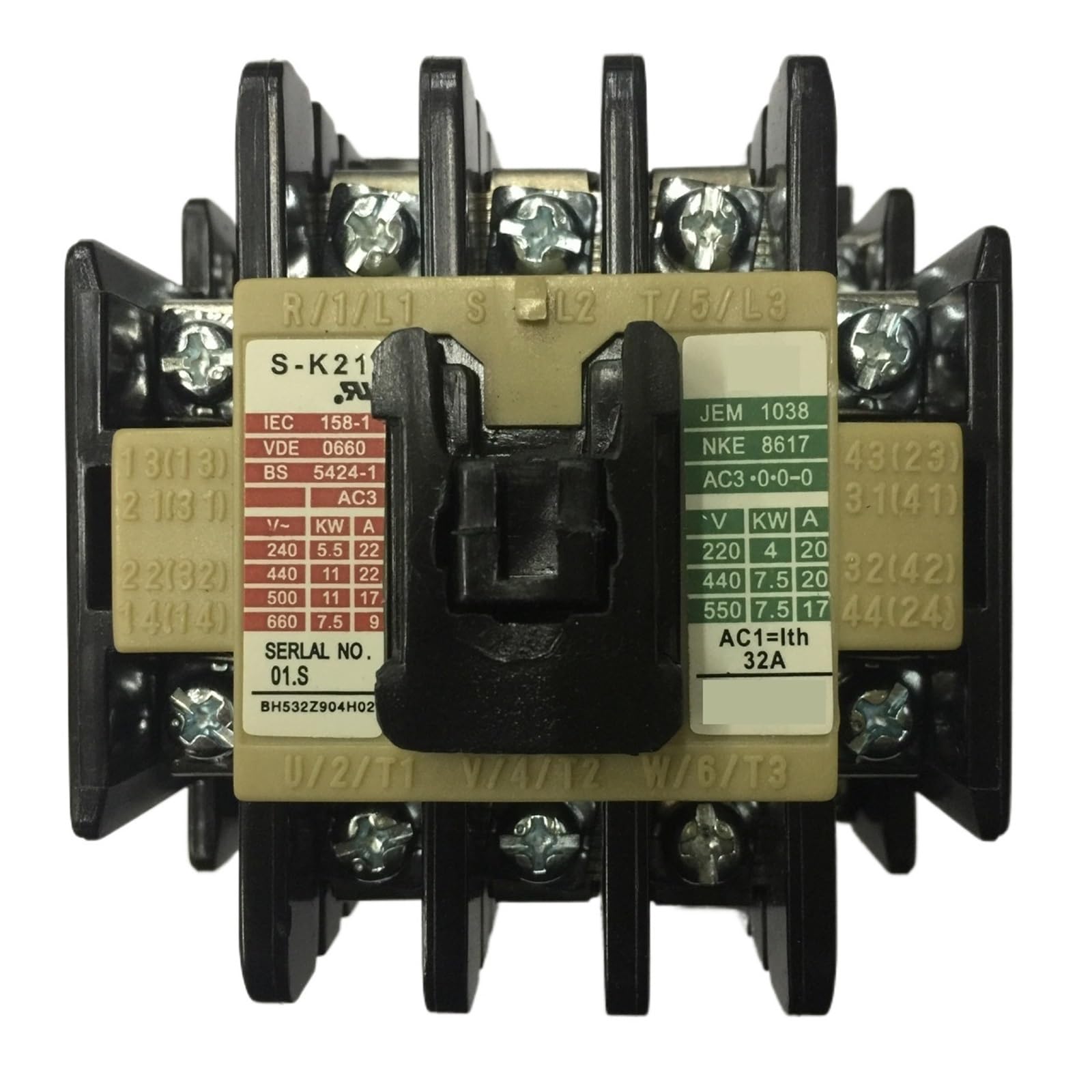 FPJQOBJC S-K21 AC220V 50/60Hz Three-level AC Contactor