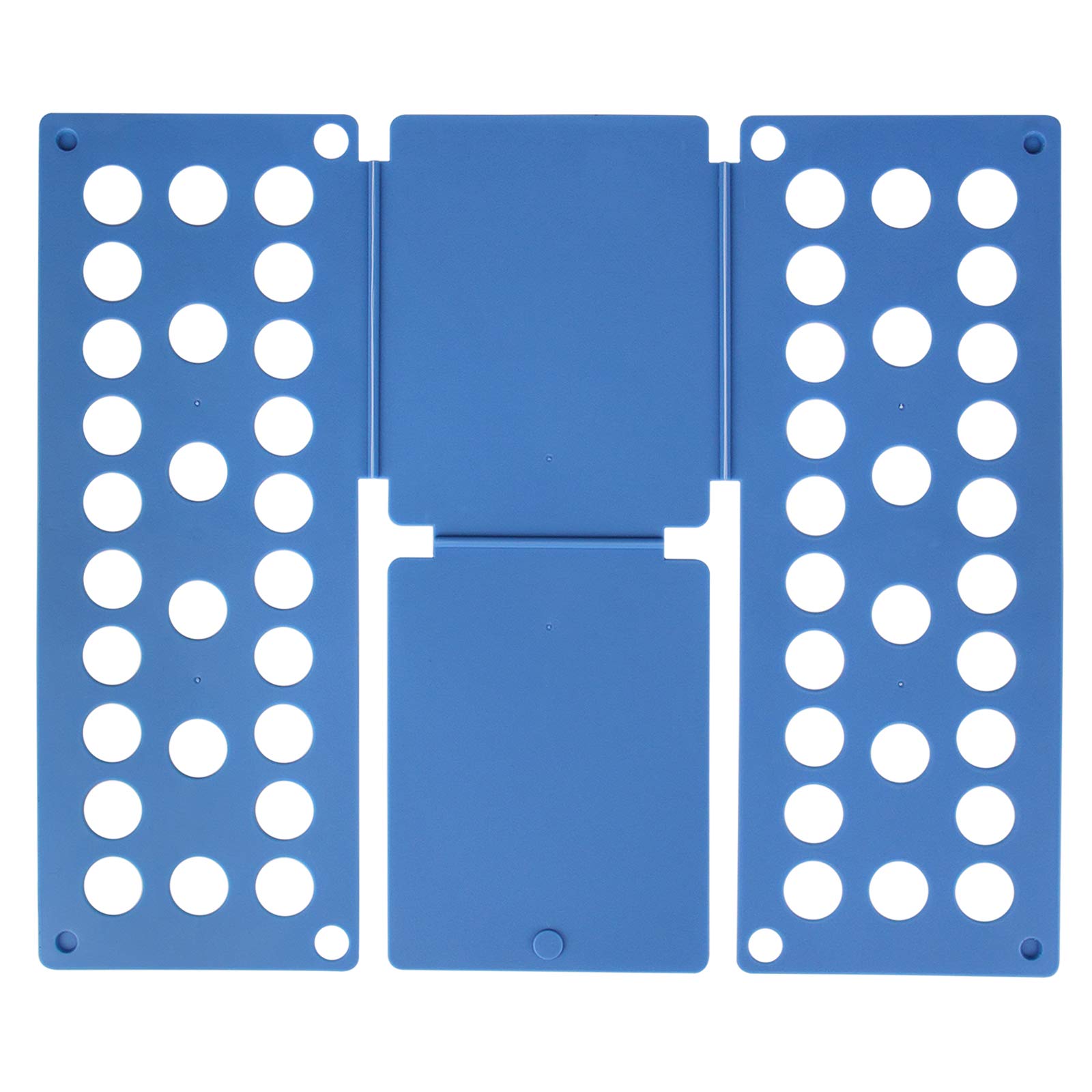 LamoutorAdult Clothes Folding Board Adjustable Shirt Folding Board Fast Speed Folding Clothes Blue (Small)