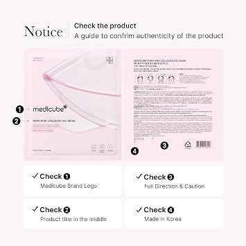 Medicube PDRN Pink Collagen Gel Mask - 48 Saat Elastikiyet Koruyucu ve Besleyici Kolajenli Jel Maske 28gr