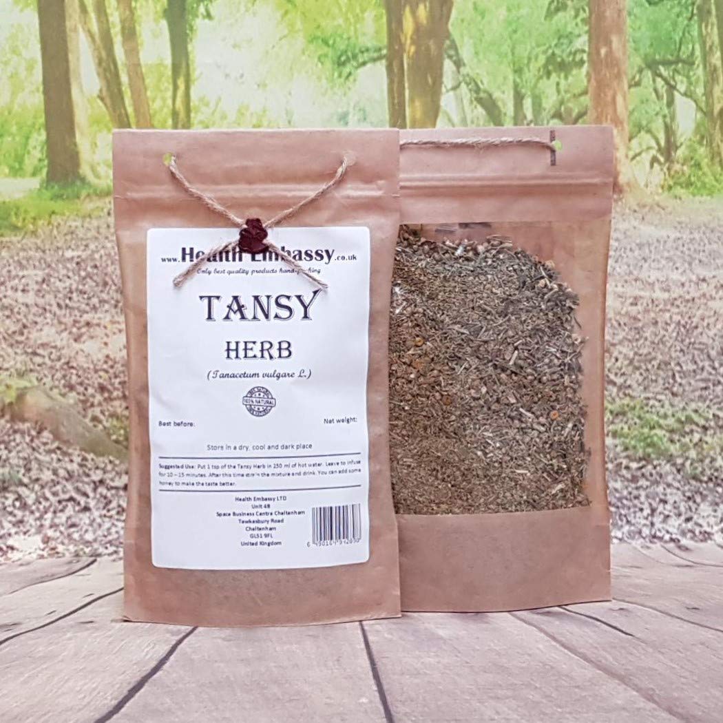 Health Embassy Tansy Herb | Tanacetum Vulgare L | Herbal Tea (50g) - Image 2
