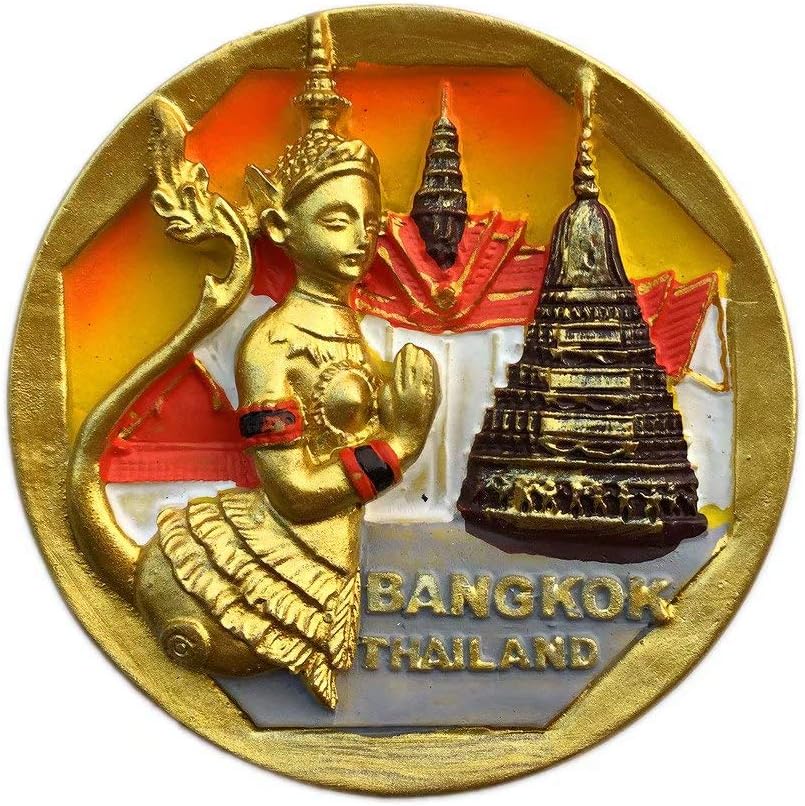 Bangkok Thailand 3D Fridge Crafts Souvenir Resin