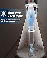 Vista 7 de BRL Handheld Vacuum Cordless, Brushless Car Vacuum Cleaner with 12000PA Powerful Suction, 2 Suction Modes Mini Hand Vacuum, Dry & Wet, Portable