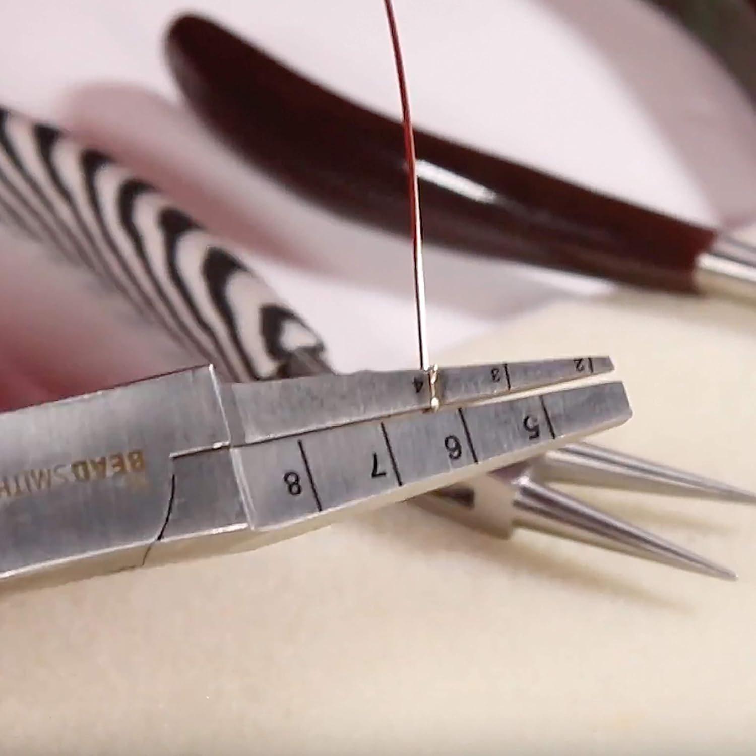 The Beadsmith Square Rite Pliers - Create Consistent Square Shapes in 2-8mm Diameters – Wire Working Tool for Jewelry Making, Wire Pieces for Findings, Art and Home Decor - Image 4