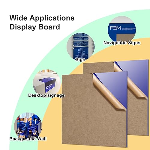 Miniatura 50 de Gute 6Pcs Cast Acrylic Sheet,Acrylic Sheet Opaque Plastic Sheet 8 x 8 Inch (.118" Thick) for Signs, DIY Display Projects, Craft and Easy to Black