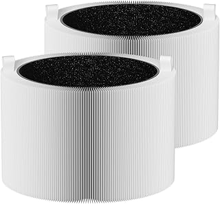 211i Max HEPA Filter Replacement Compatible with Blueair Blue Pure 211i Max Air Purifier, Compare to part # F2MAX, True HEPA and Activated Carbon Filter, 2 Pack