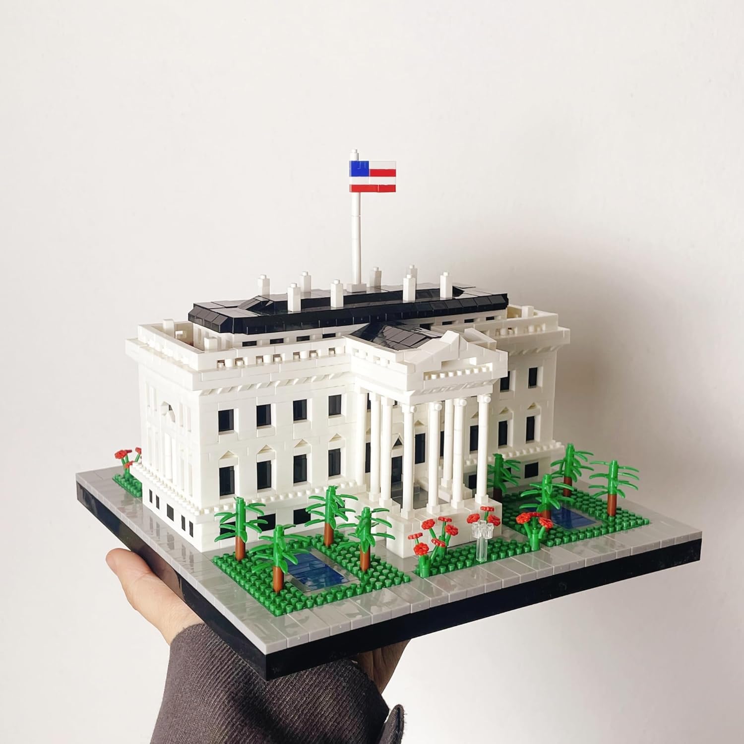 US White House Micro Mini Building Blocks Toys for Adult Perfect Replica Educational Fun Display-Worthy Masterpiece