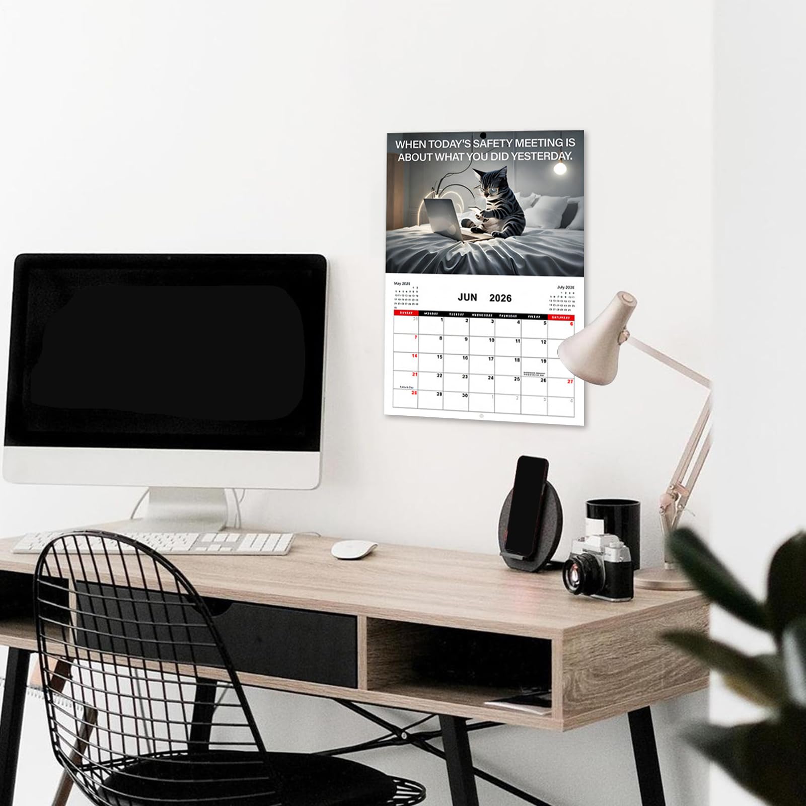 Calendario da Parete 2026 Strumento Per Pianificare Programmare | Calendario Planner Mensile e Settimanale per Camera da Soggiorno Cucina Frigo Scrivania