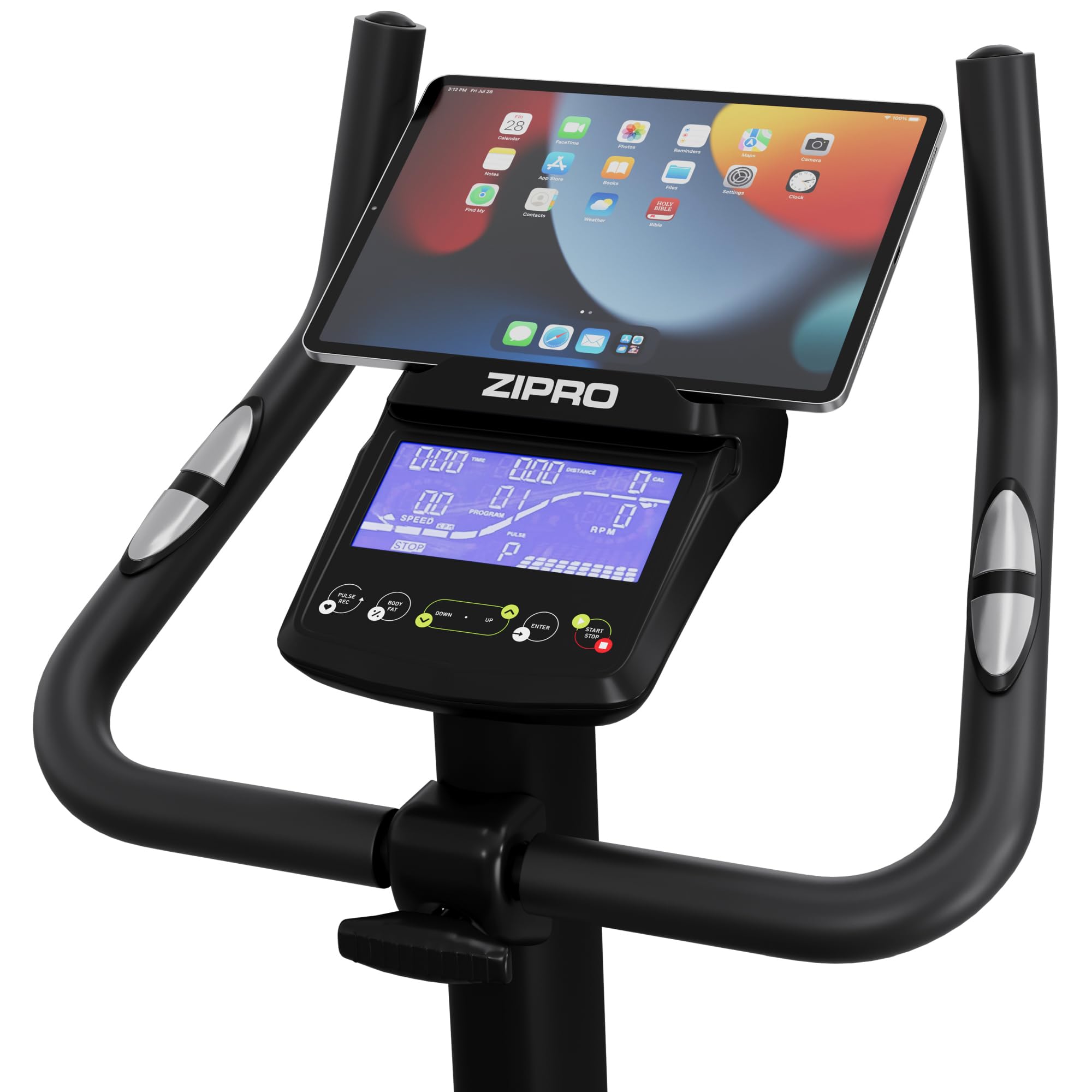 Zipro Cyclette Rave, Fitness Bike Ergometrico, Trainer Magnetico per Bicicletta, Ergometro fino a 120 kg, Bici da Interno, Cyclette per Allenamenti Domestici, Cyclette da Ciclismo con Cavo