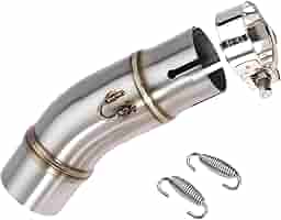 その他 Feelcycle Amazon.com: unrulysoul Motorcycle Exhaust Mid Pipe Muffler