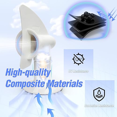 Miniatura 7 de Ventilación giratoria de alcantarillado, ventilación de fontanería giratoria para caravana, ventilación giratoria del tanque de retención y