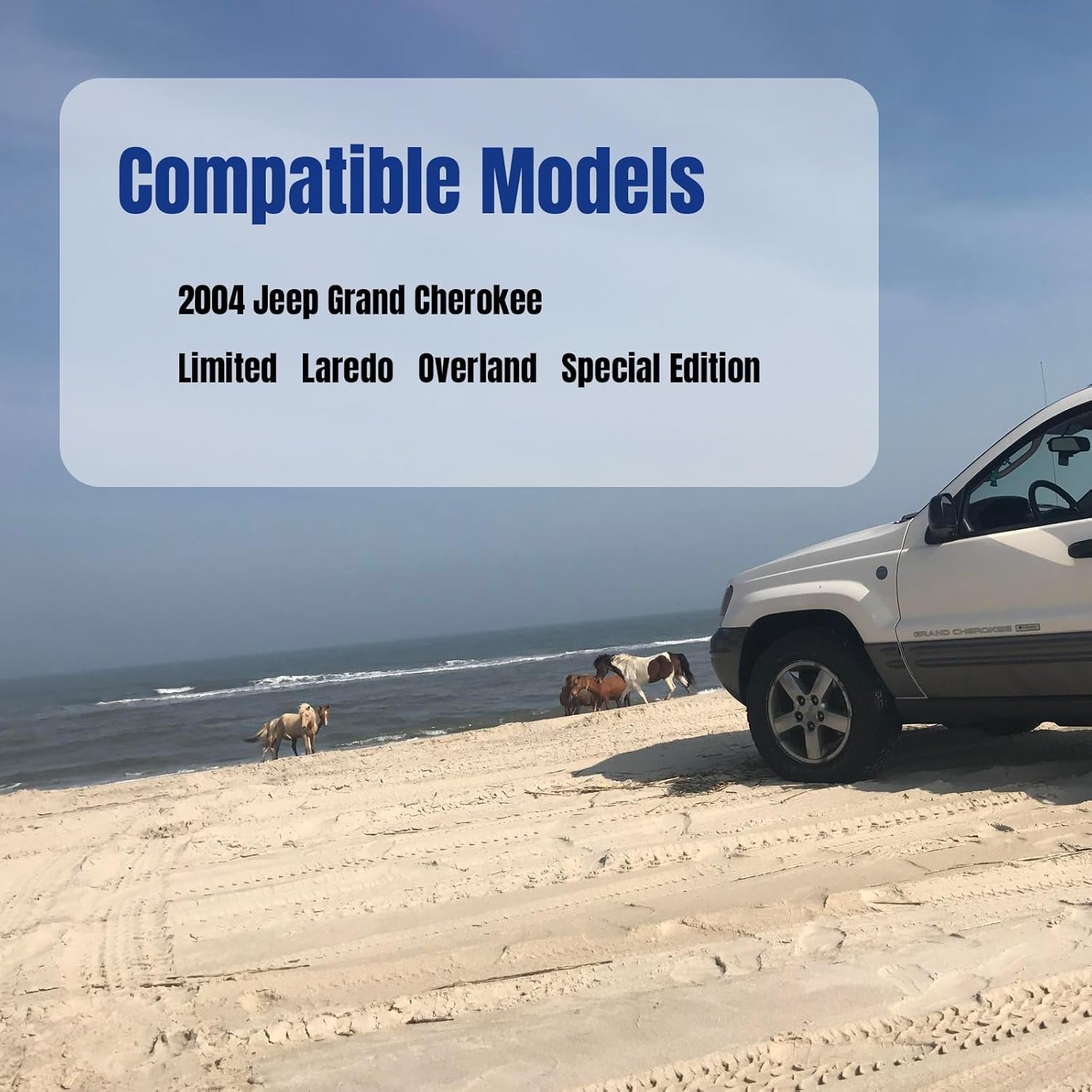 CarPartsDepot Header Panel Compatible With JEEP Grand Cherokee Headlight Mounting Bracket (2004-2004 Grand Cherokee)