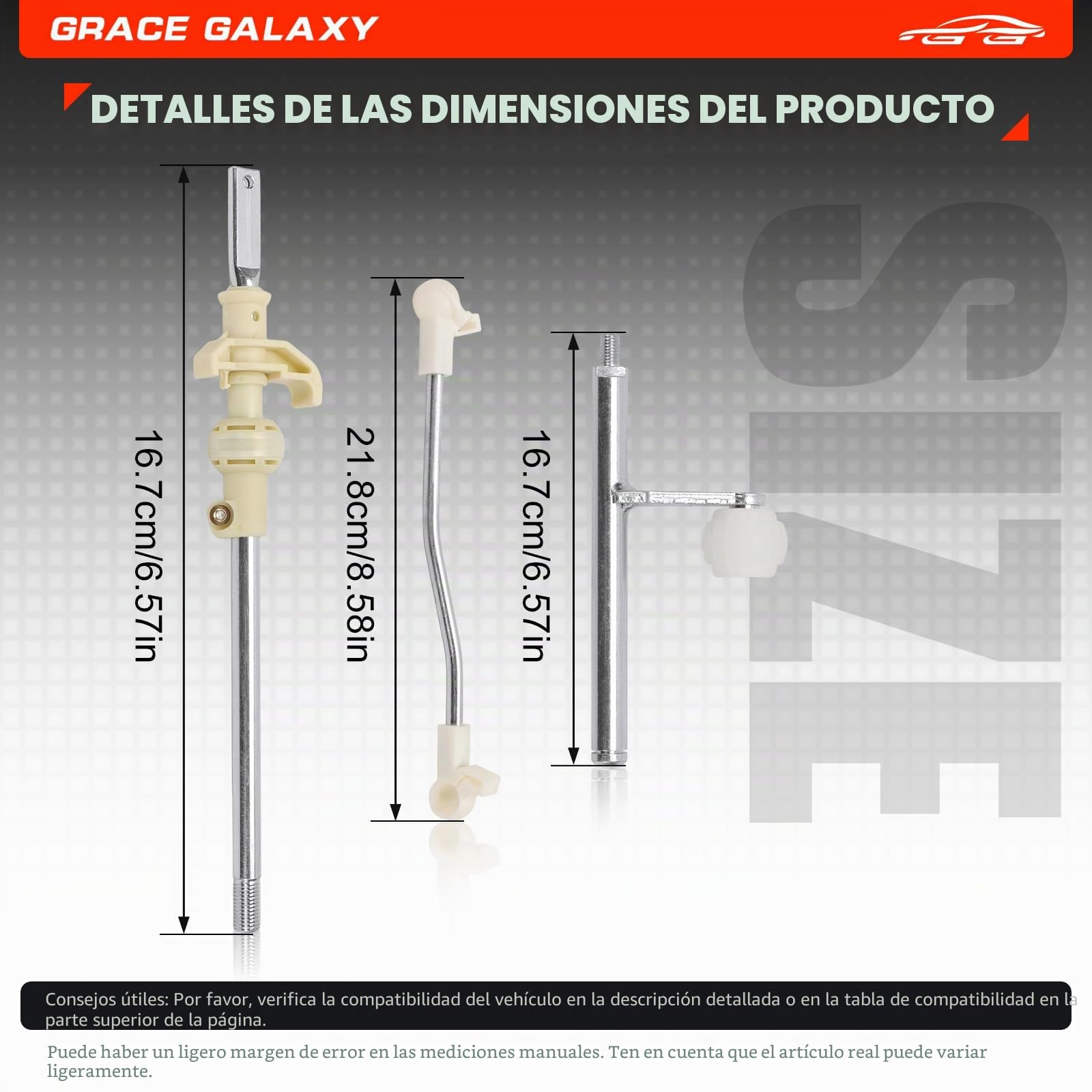 GRACEGALAXY Kit de Reparación para Palanca de Cambios 191798116A para Golf MK2 II, Jetta II MK2, Toledo MK1 191711574 191711190B 191711208A