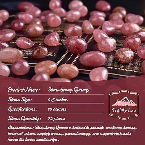 Vista 451 de Juego de piedras pulidas para chakras de 0.6 pulgadas, 7 piezas de piedras pulidas naturales y cristales a granel para curación, reiki, meditación