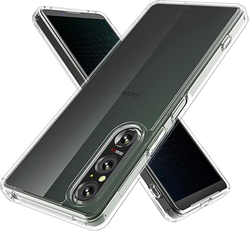 Foluu Funda protectora para Sony Xperia 1 V 2023, parte trasera de PC dura y TPU suave, a prueba de golpes, para Sony Xperia 1 V 5G 2023,