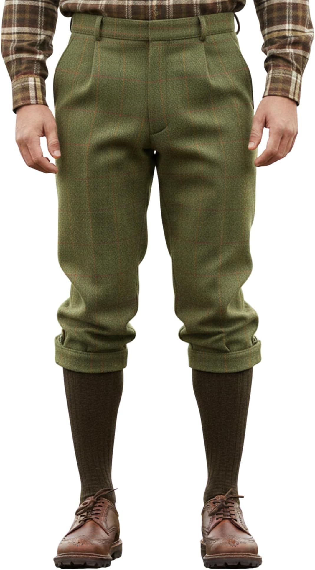 Game Technical Apparel Mens Derby Tweed Breeks Teflon Coated Plus Fours Breeches for Hunting Shooting Country-wear