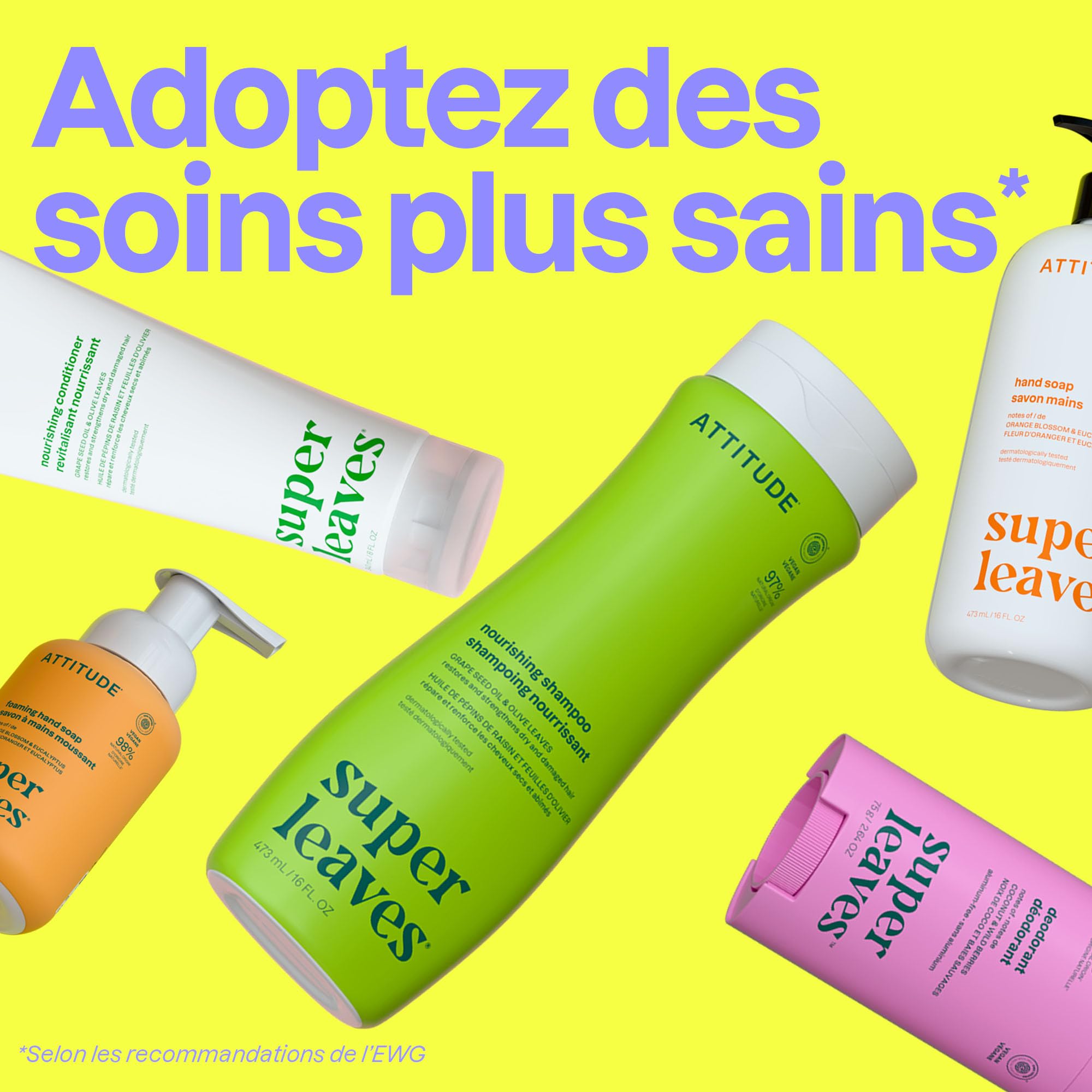 ATTITUDE Après-Shampooing Ultra-Hydratant, Cheveux Secs et Abîmés, Ingrédients d’Origine Naturelle, Végane, Extrait de Quinoa & Jojoba, Parfum Noix de Coco & Baies Sauvages, 946 mL