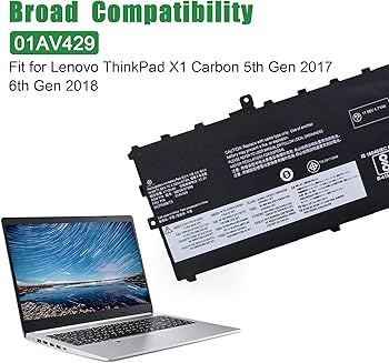 Amazon.com: JIAZIJIA 01AV429 SB10K97586 Laptop Battery Replacement