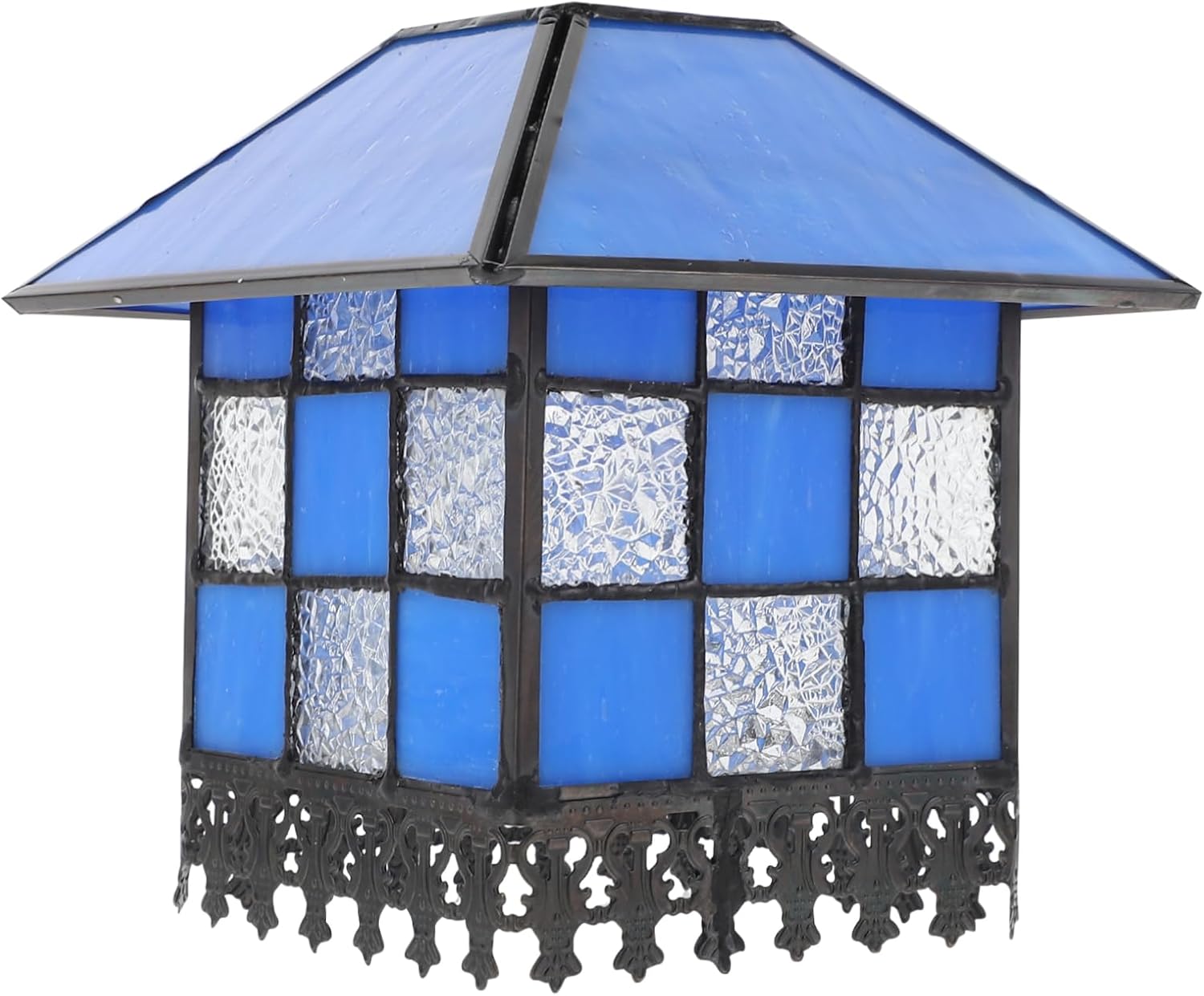 LIFKOME Glass Lamp Shade Ceiling Light Cover Sturdy Decorative Glass Light Shade Ornament for Living Room Bedroom Study Boys and Girls Room Decor