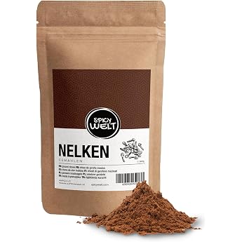 Spicy Welt Ground Cloves 500 g - Clove Powder for Gingerbread Speculatius Red Cabbage Sauces Sweets and Winter Pastries Aromatic Spicy and Warm 100% Natural Pure No Additives