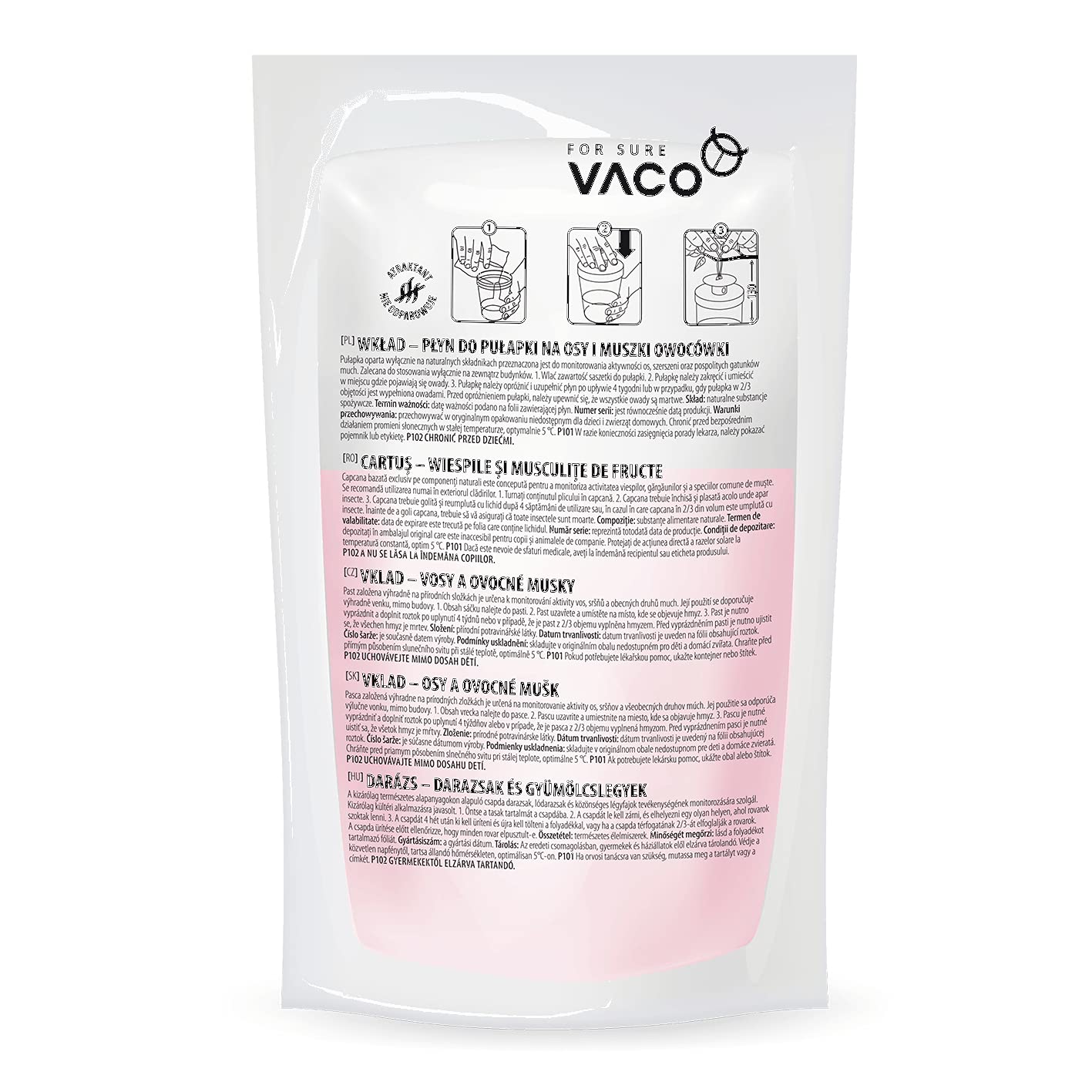 ECO Płyn do pułapki na osy i muszki owocówki - 200 ml