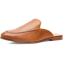 Frye Womens Faith Mule and Faith Chain Mule Premium Leather Slip On Shoes with Cushioned Insole and Lightweight Outsole