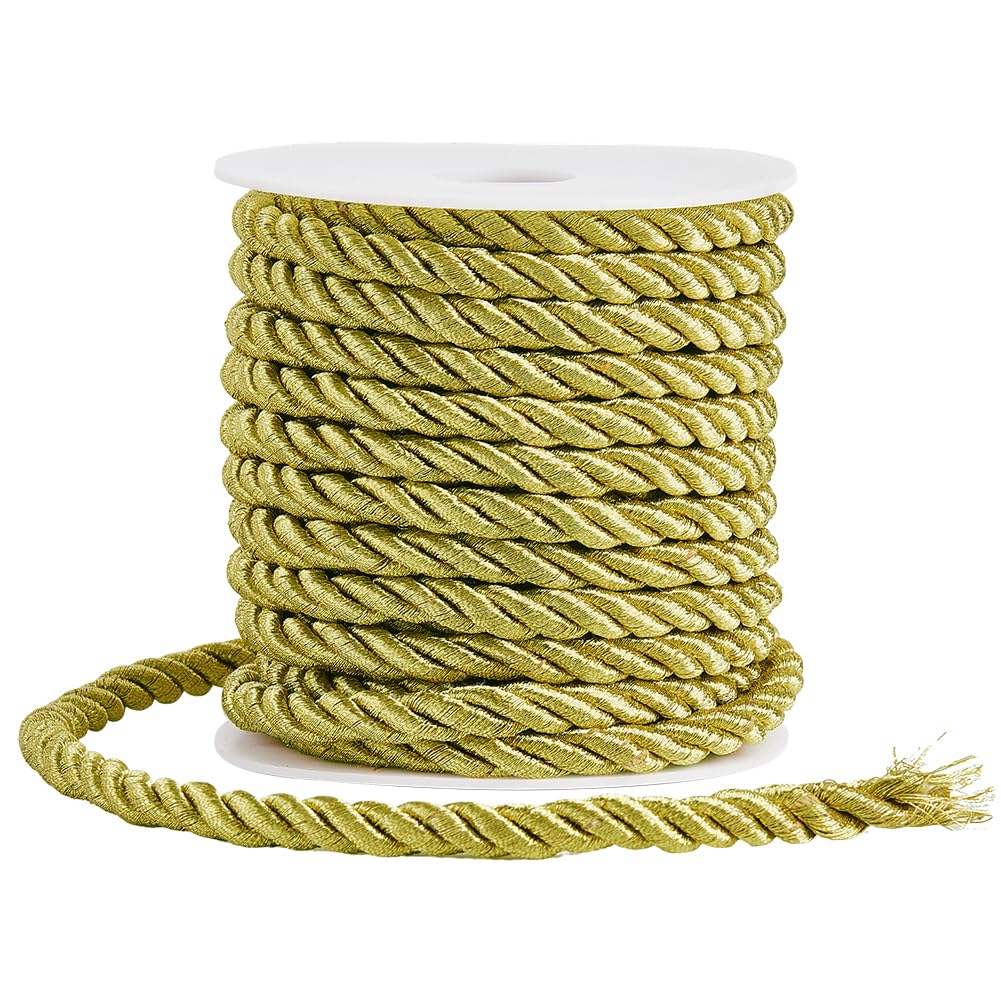 Cordón de poliéster grueso que no se deshilacha para remates de cojines y bolsos