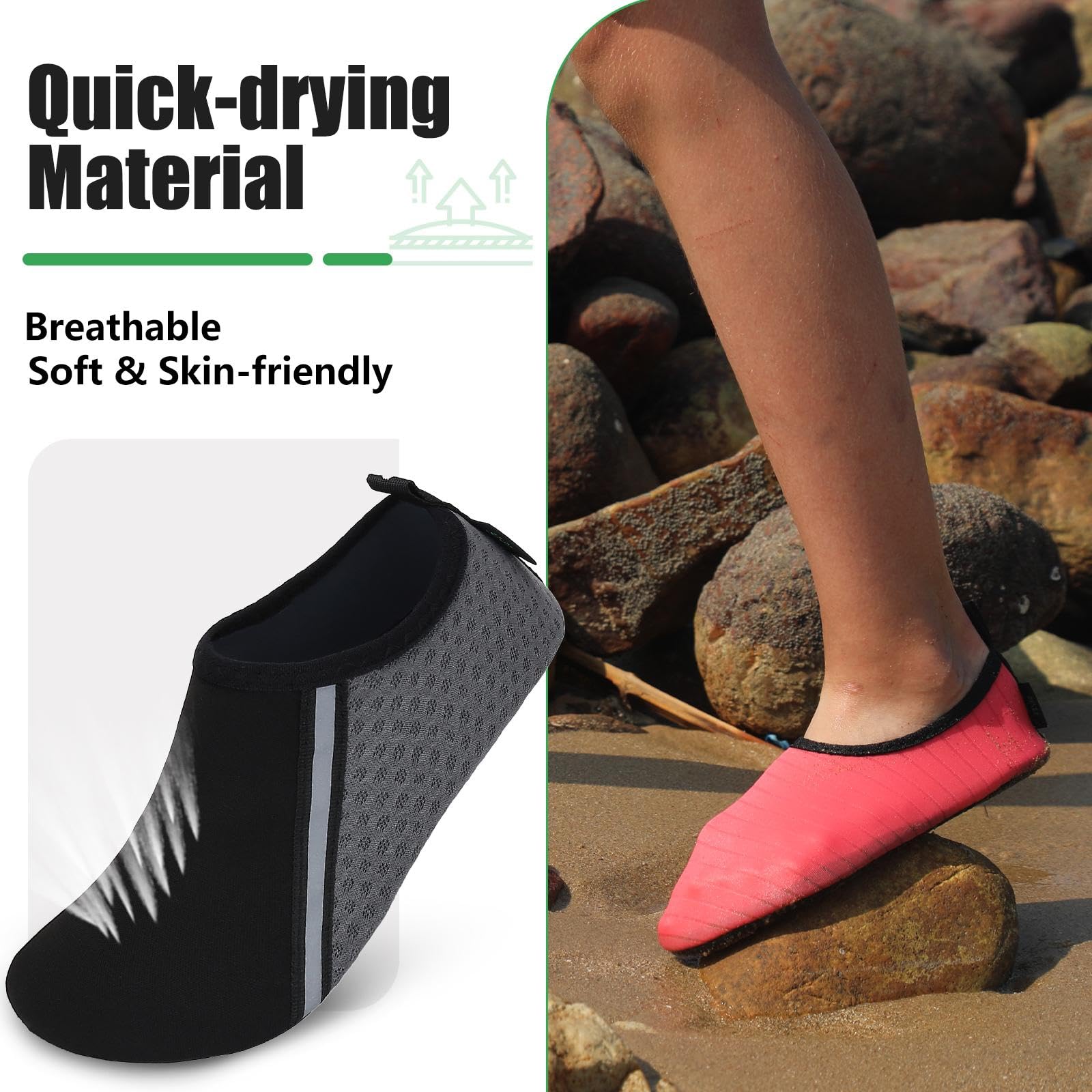 SAGUARO Scarpette da Scoglio Scarpe da Sport Acquatici, Unisex