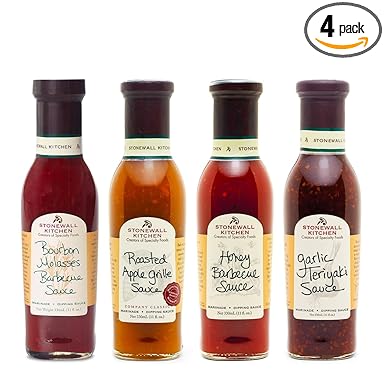 Stonewall Kitchen 4 Piece Our Sweet Grille Sauce Collection
