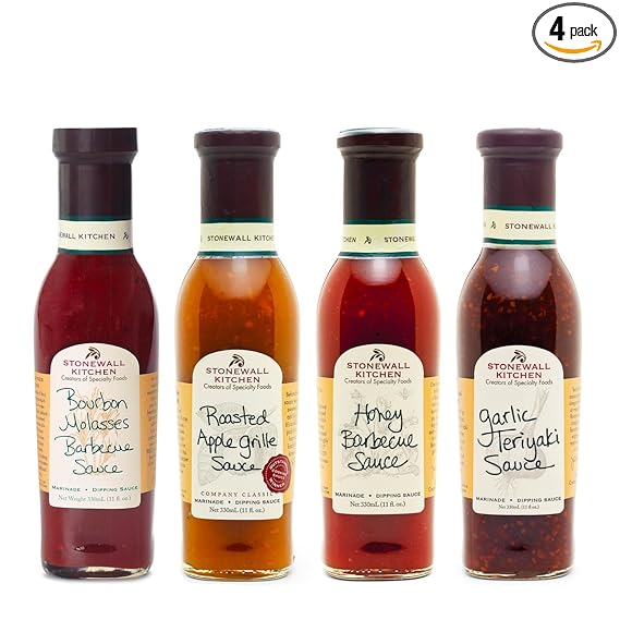 Stonewall Kitchen 4 Piece Our Sweet Grille Sauce Collection