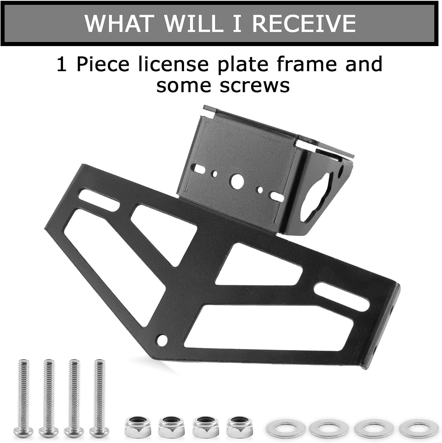 Psler Motorcycle Mudguard Eliminator Kit License Plate Mount Bracket for Ninja 650 Z650 ZX650 2017-2024 Tail Tidy Accessories